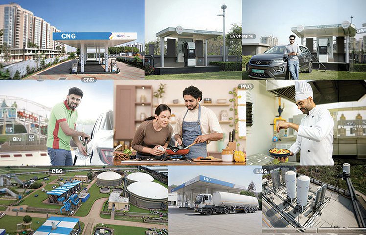 Our business segments â€” CNG, EV Charging, PNG, CBG and LNG